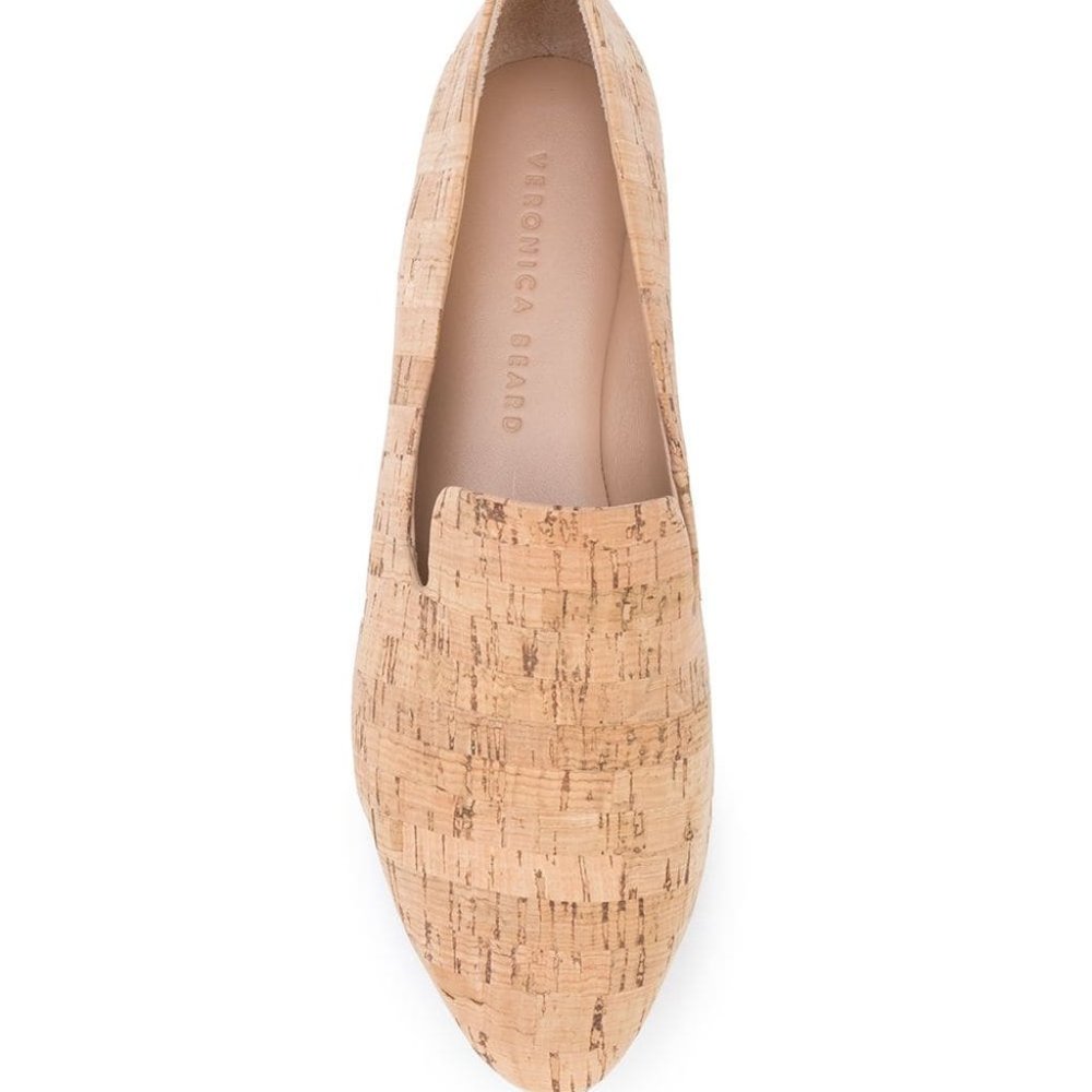 Veronica Beard Griffin flat cork loafers